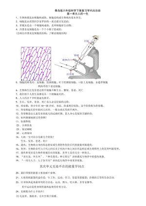 青岛版六年级下册科学知识点总结及试题.docx