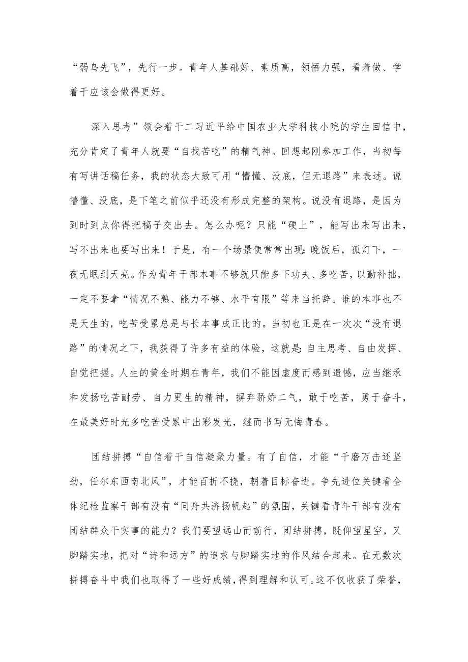 青年纪检监察干部交流发言汇编（2篇）.docx_第2页