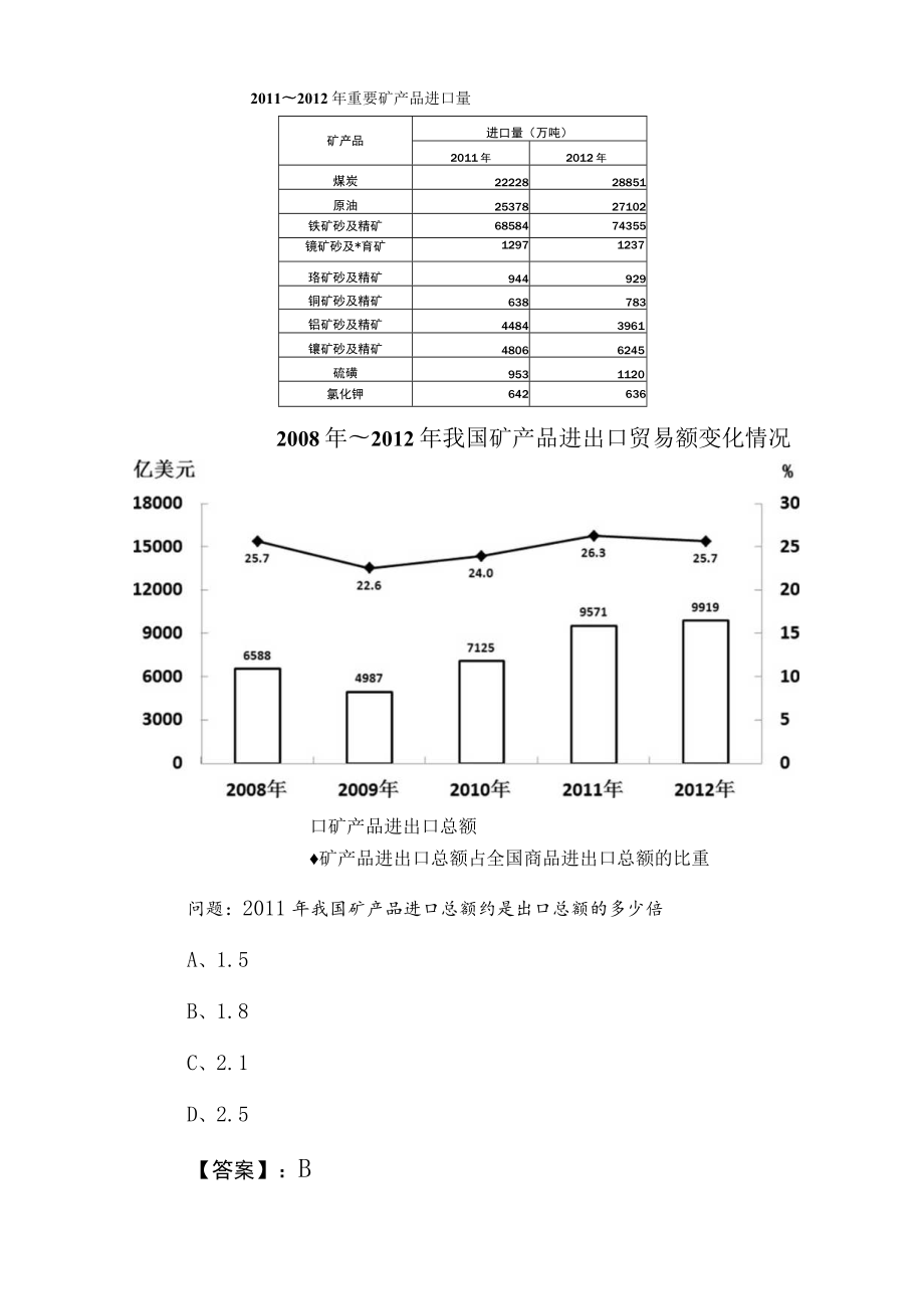 2023年事业编考试职业能力倾向测验知识点检测试卷（含答案和解析） .docx_第2页