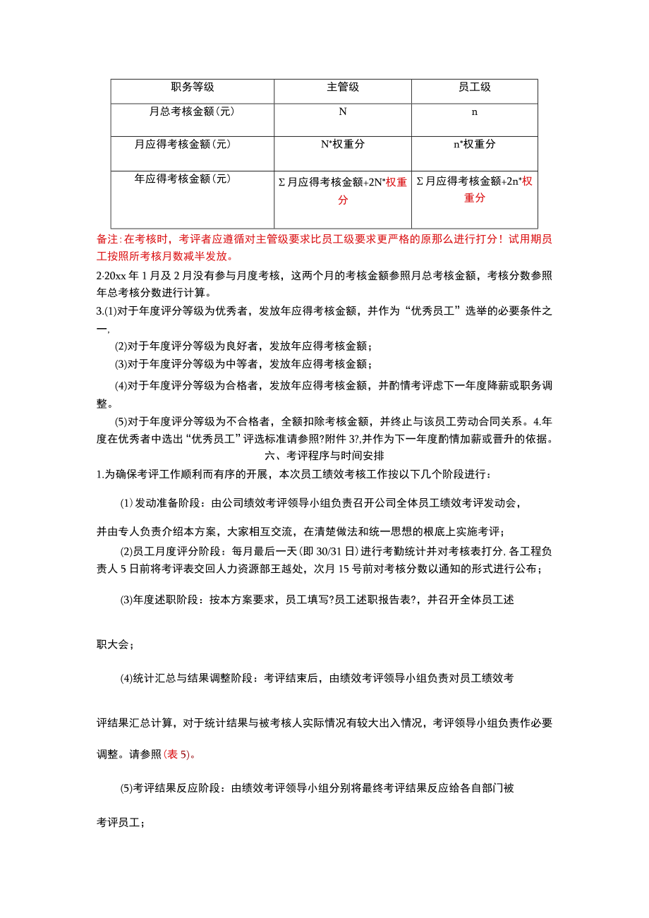 年度薪酬福利体系及优秀员工评选方案.docx_第3页