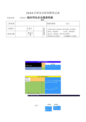 临时用电安全隐患档案卡模板.docx