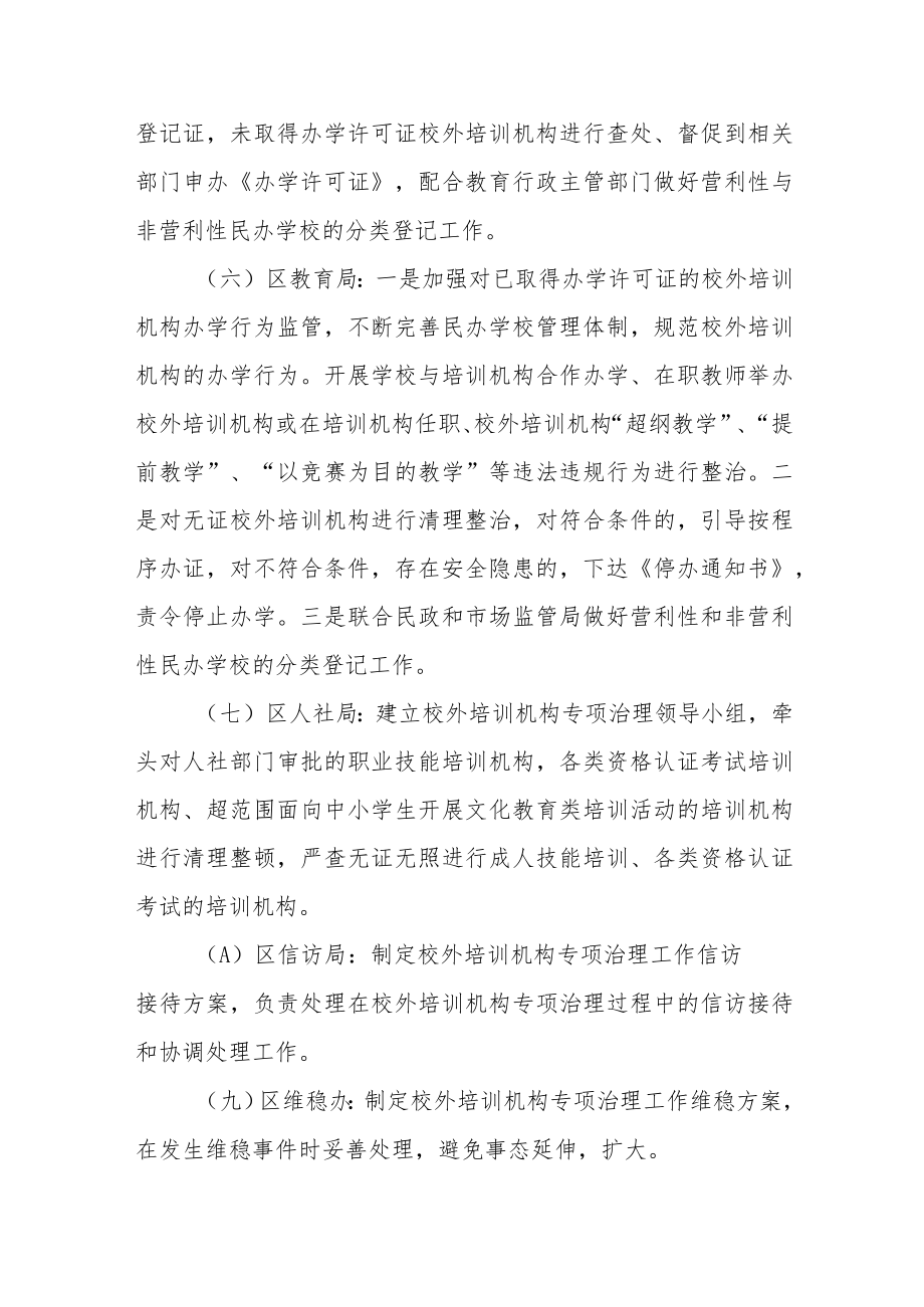 清理整顿校外培训机构专项行动方案.docx_第3页