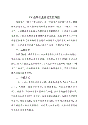 XX县局长走流程工作方案.docx