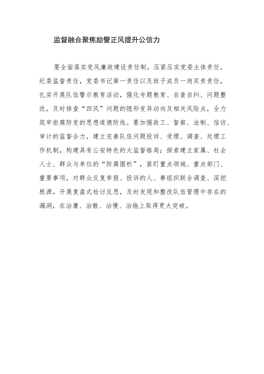 【公安局长中心组研讨发言】“四个融合”锻造过硬公安队伍.docx_第3页