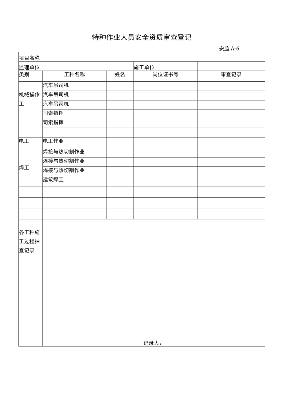 监理部检查表模板.docx_第2页