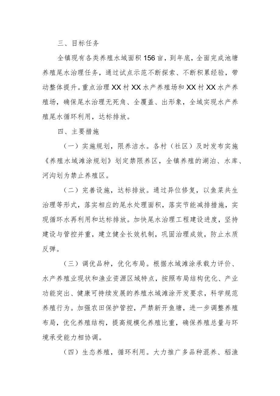 XX镇水产养殖尾水治理工作方案.docx_第2页