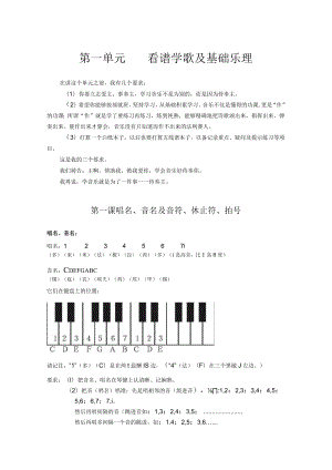 音乐讲义.docx