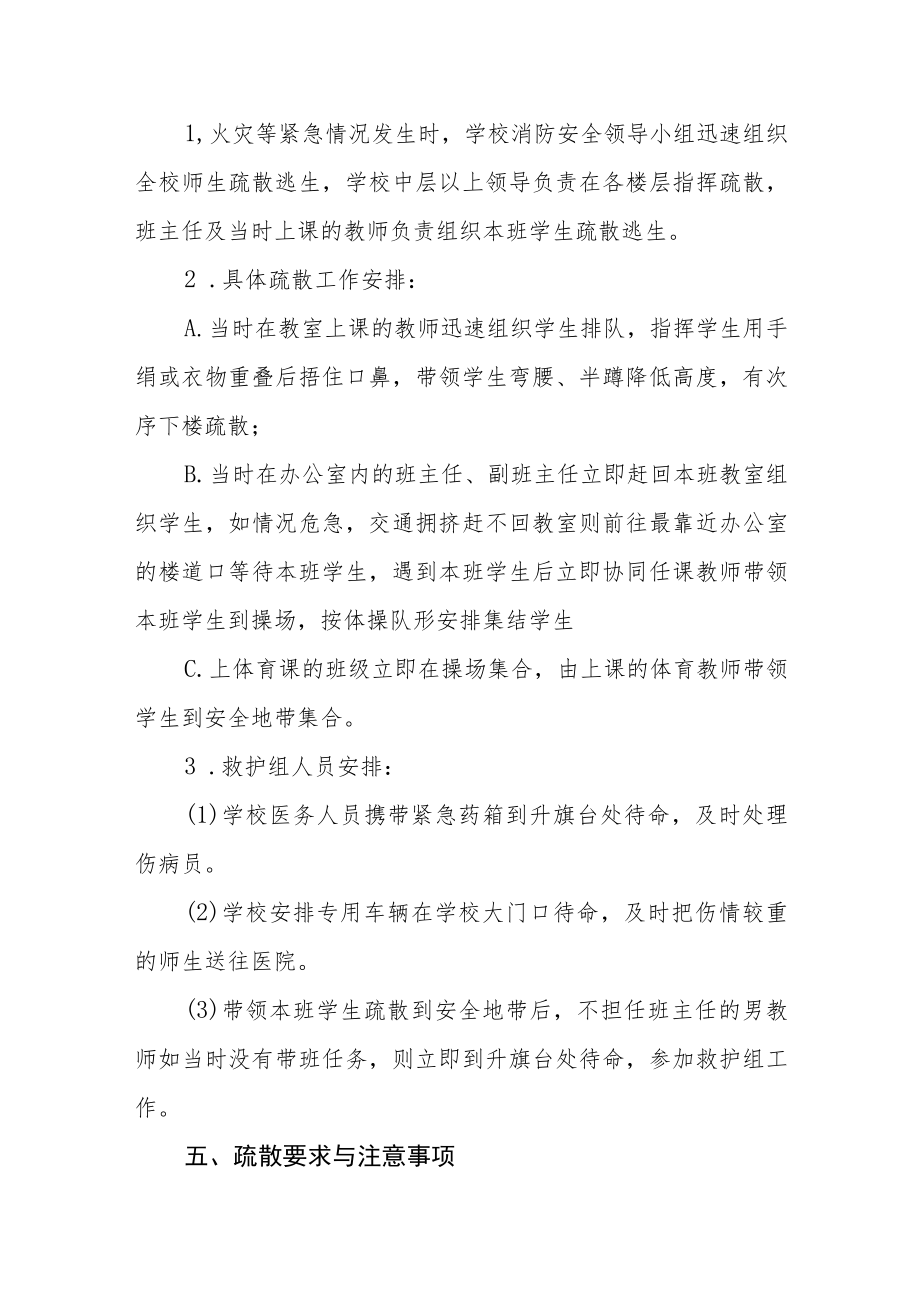 学校消防疏散应急预案.docx_第2页