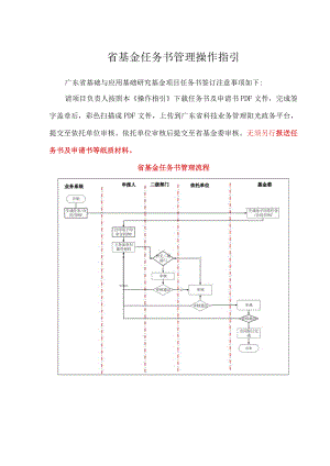 省基金任务书管理操作指引.docx