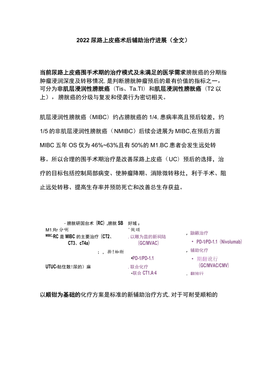 2022尿路上皮癌术后辅助治疗进展（全文）.docx_第1页