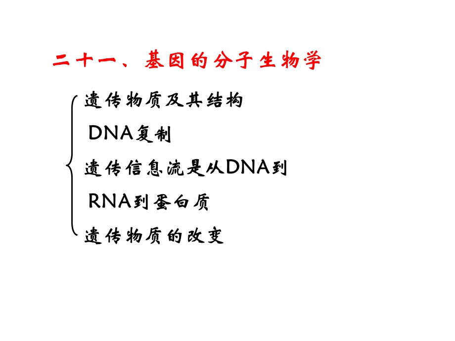 暨大普通生物学21基因的分子生物学.pptx_第1页