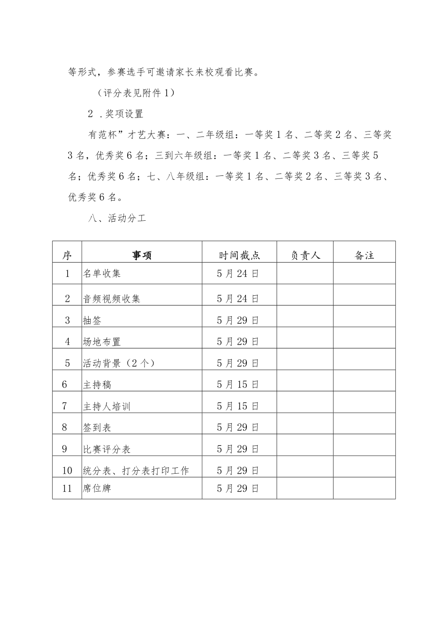 中小学校才艺大赛活动方案.docx_第2页