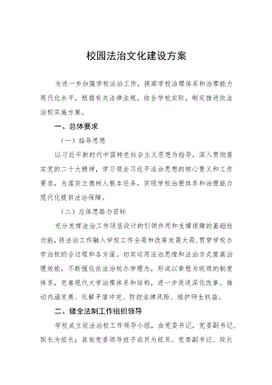 学校2023年校园法治文化建设方案.docx