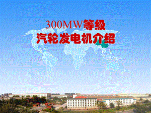 汽轮发电机介绍300MW等级.ppt