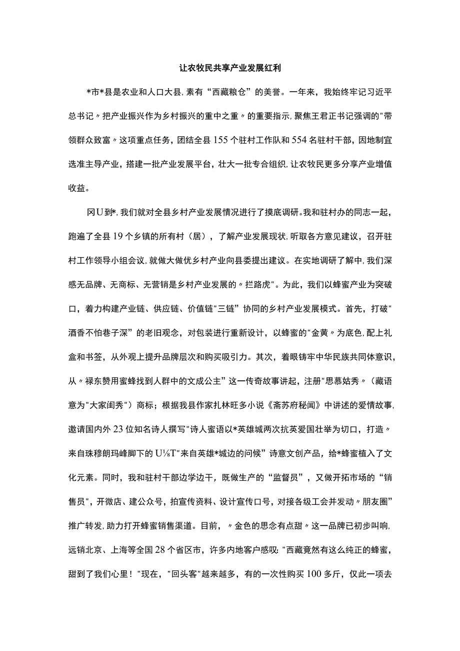 优秀驻村工作队代表交流发言材料汇编（5篇）.docx_第3页