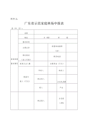 广东省示范家庭林场申报表.docx