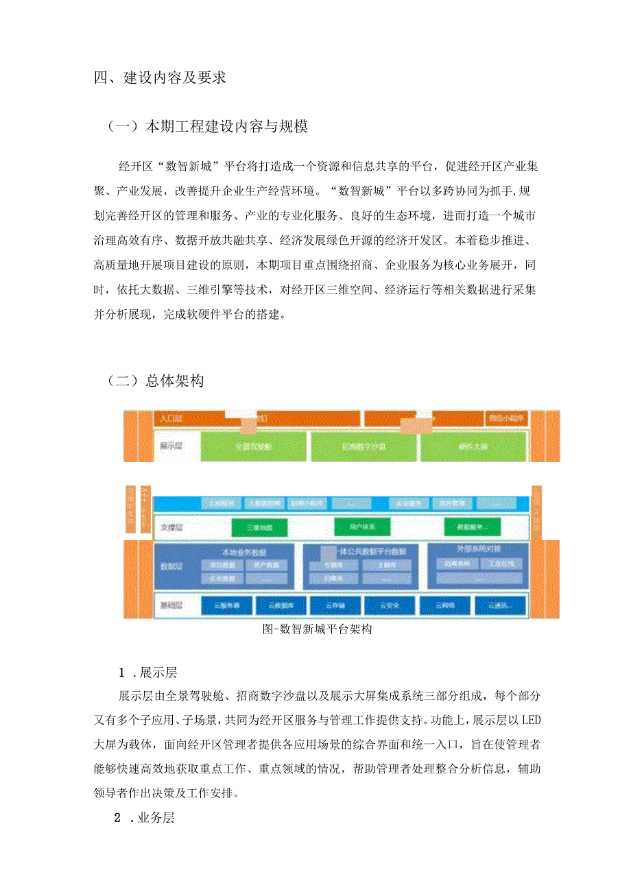 开发区数字化转型项目“数智新城”平台建设需求说明.docx_第2页