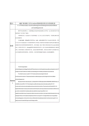 碱矿渣混凝土的C-A-S-H微纳观结构及自收缩机理.docx