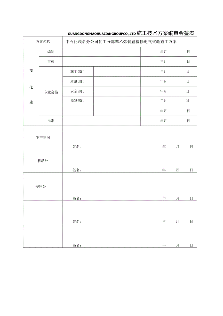 苯乙烯电气检修电气试验施工方案.docx_第2页