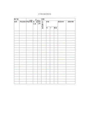 某企业计件工资幅度调查表(doc 1页).docx