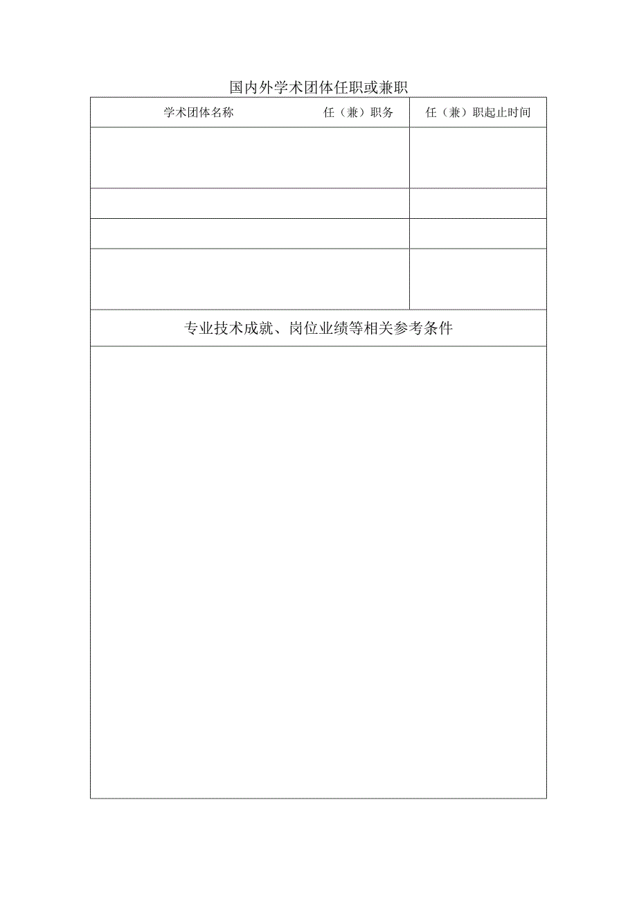 河南省事业单位专业技术二级岗位个人申报表.docx_第3页