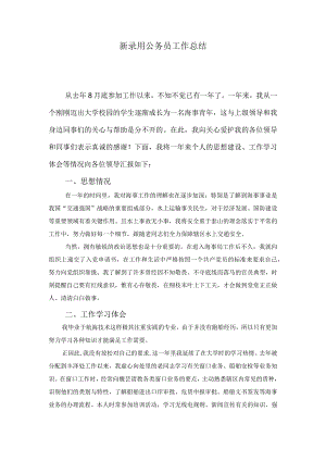 新录用公务员工作总结.docx