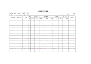 某企业材料收发月报表分析(doc 2页).docx