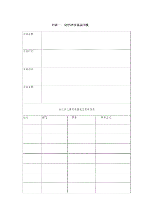 某企业会议决议落实回执(doc 1页).docx