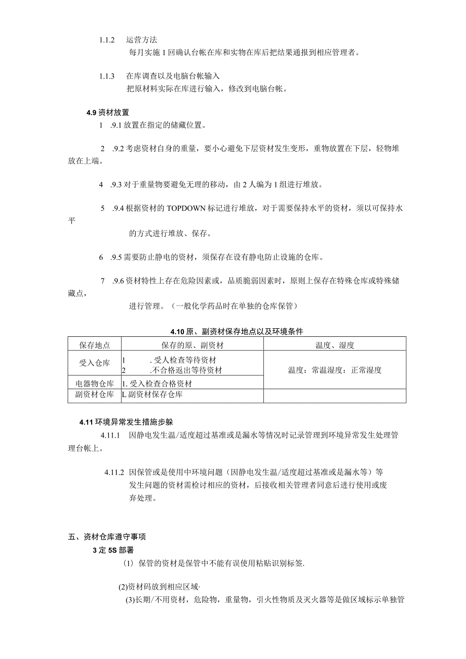 模具公司仓库管理规则资材出入库、放置、盘查管理制度.docx_第3页