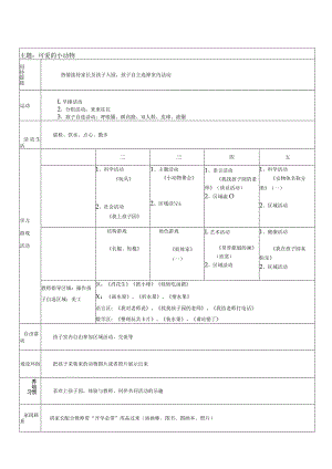 幼儿园周计划授课教案.docx