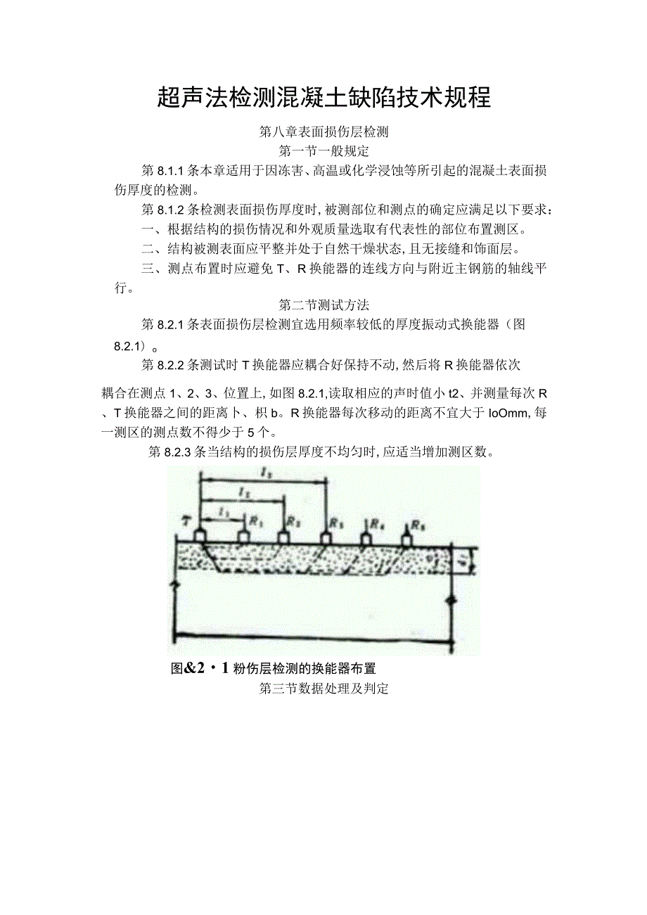 超声法检测混凝土缺陷技术规程.docx_第1页