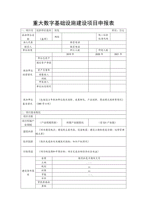 重大数字基础设施建设项目申报表.docx