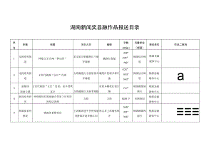 湖南新闻奖县融作品报送目录.docx