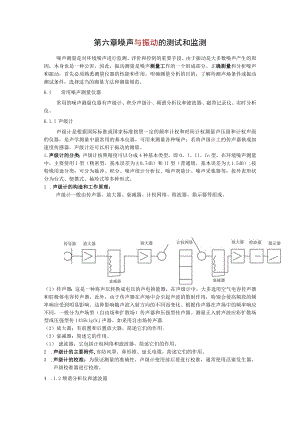 湖大噪声控制工程讲义01噪声基础知识-6噪声与振动的测试和监测.docx