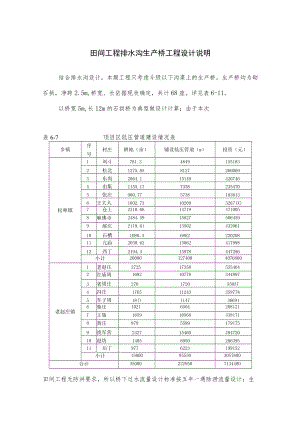 田间工程排水沟生产桥工程设计说明.docx