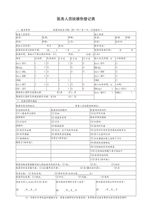 医务人员锐器伤登记表.docx