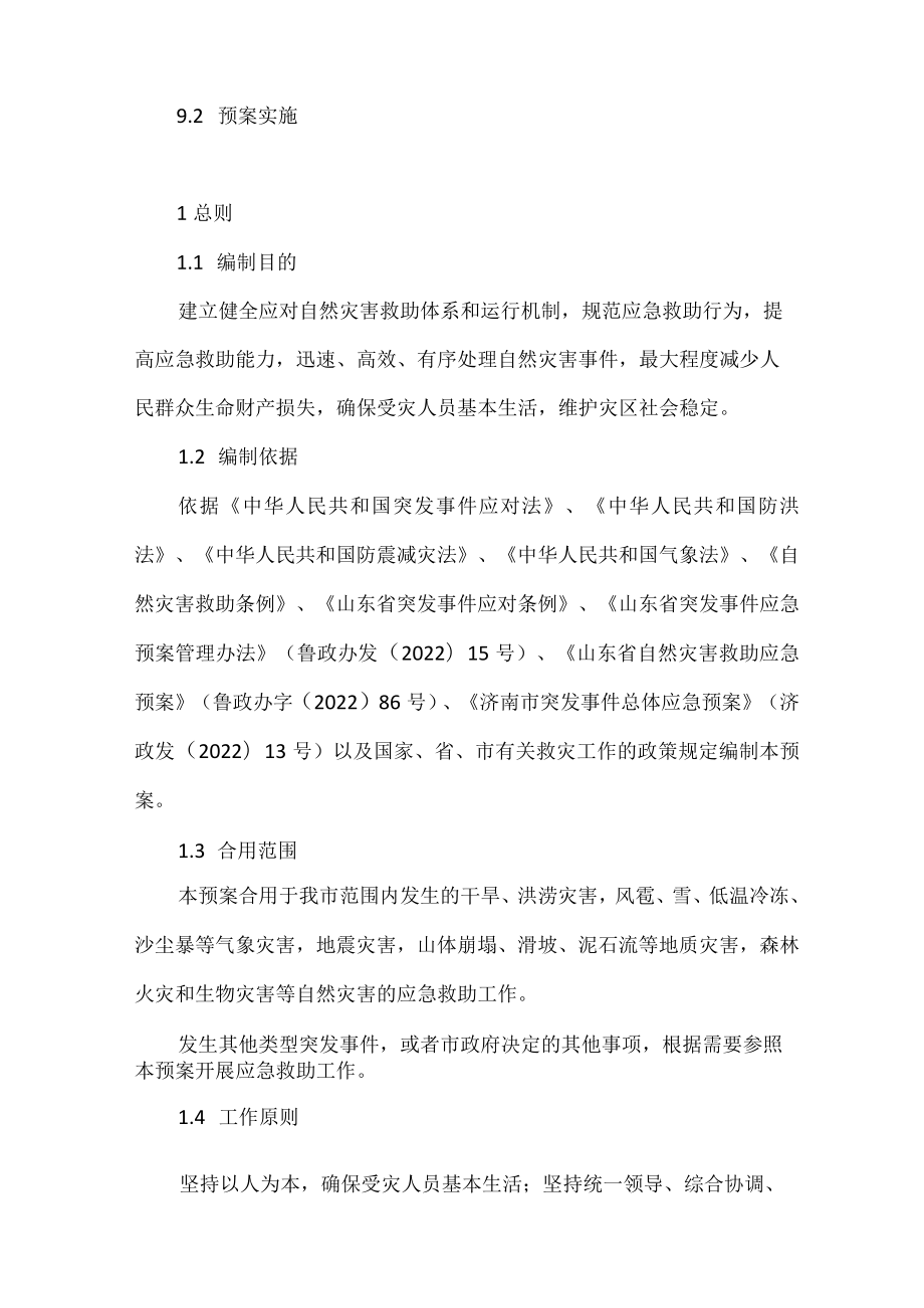 济南市自然灾害救助应急预案.docx_第3页