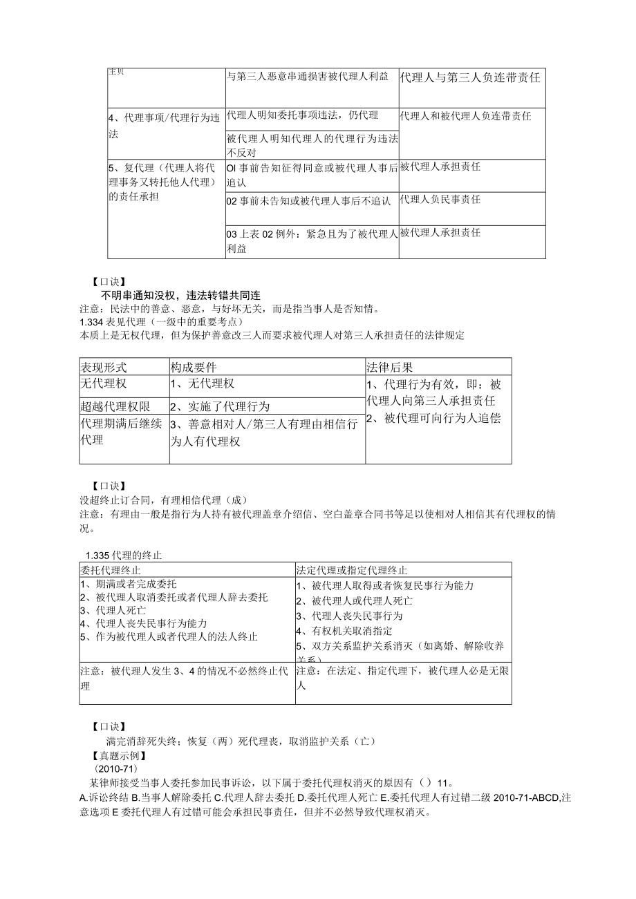 2023年整理-某年度二级建造师建设工程法规及相关知识重点笔记.docx_第3页