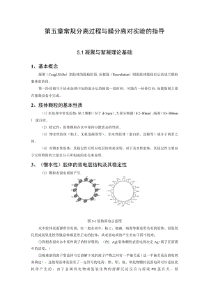 武理工水污染控制原理实验理论指导第5章 常规分离过程与膜分离对实验的指导.docx