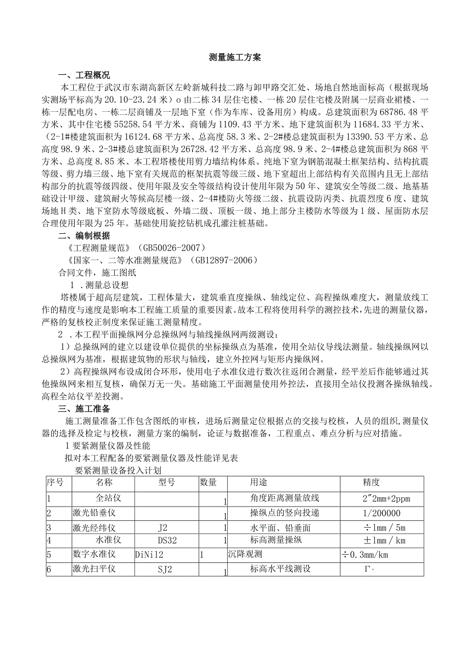 左岭新镇四期D块测量施工方案培训资料.docx_第3页