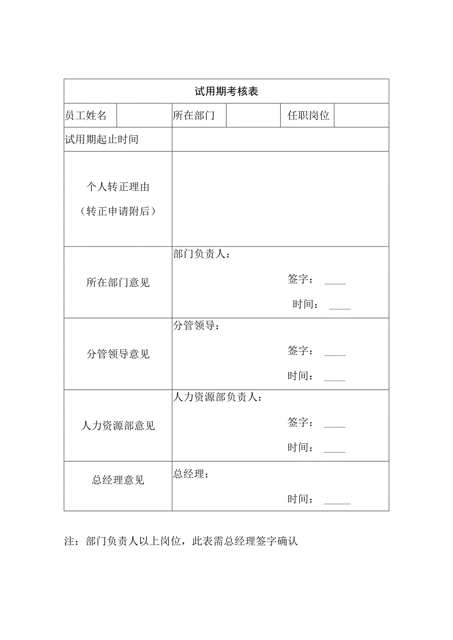 试用期考核表.docx_第1页