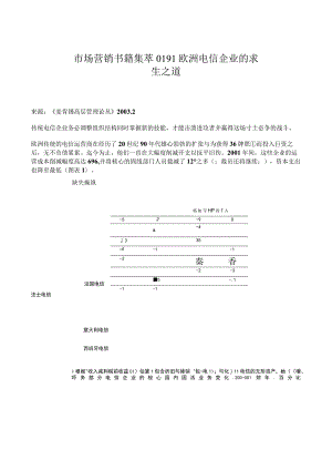 市场营销书籍集萃0191欧洲电信企业的求生之道.docx