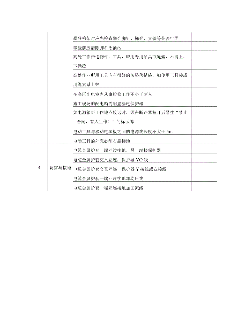 配电系统检修作业安全检查表.docx_第2页