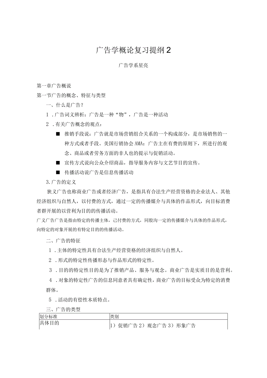 广告学概论复习提纲2.docx_第1页