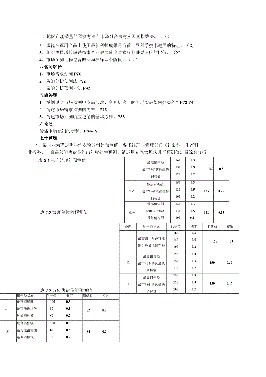 市场预测与管理决策小抄.docx_第3页