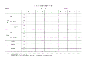 工业企业能源统计台帐.docx