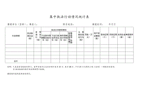 集中执法行动情况统计表.docx