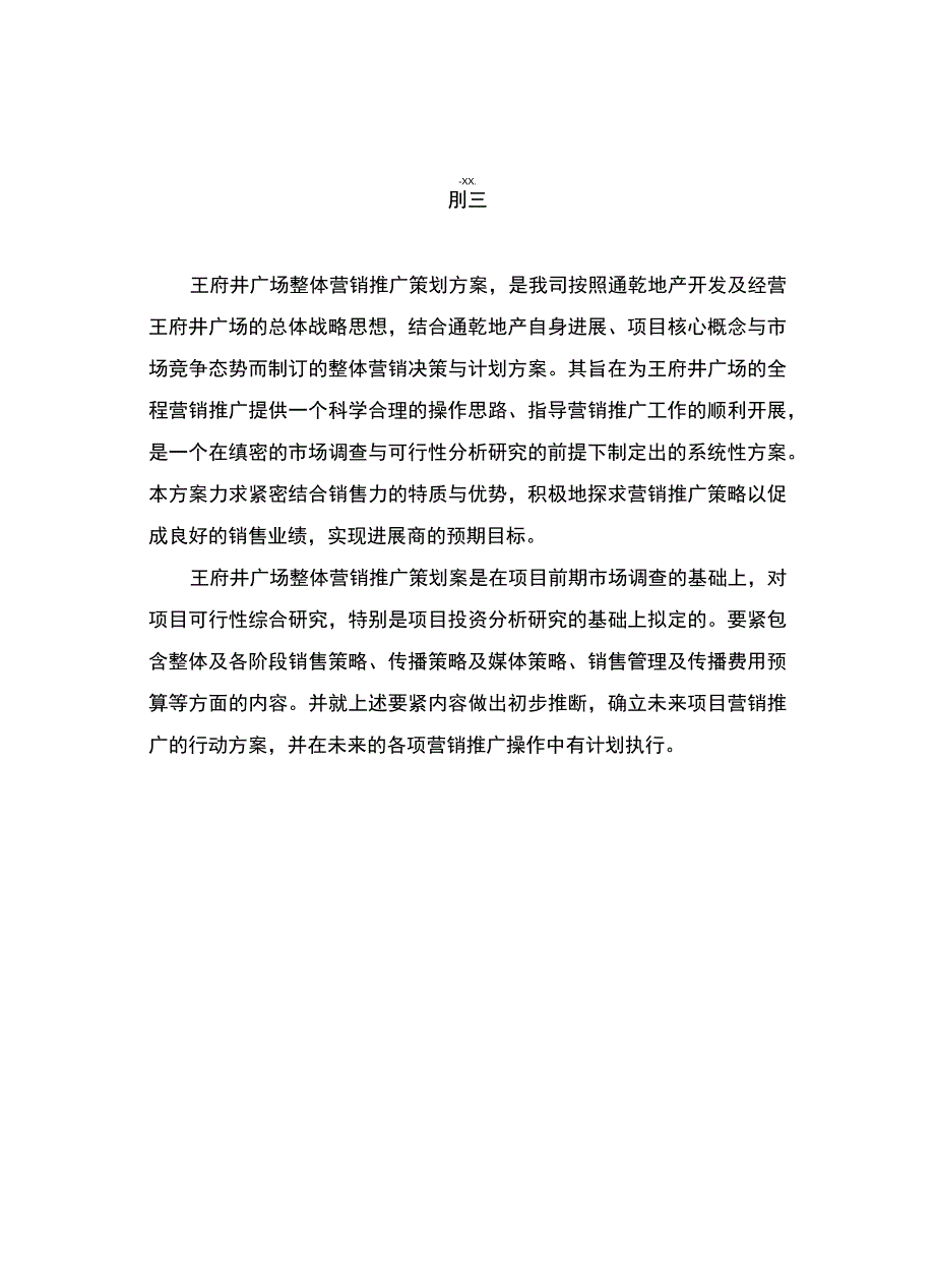 山东淄博王府进广场营销推广策划案（DOC89页）.docx_第2页