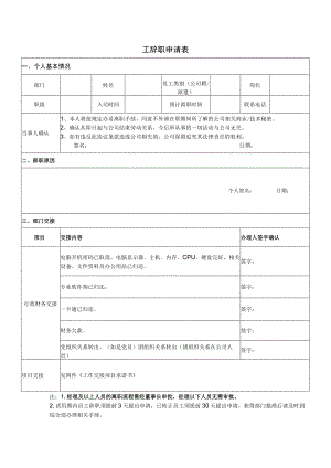 附表1《员工辞职申请表》.docx