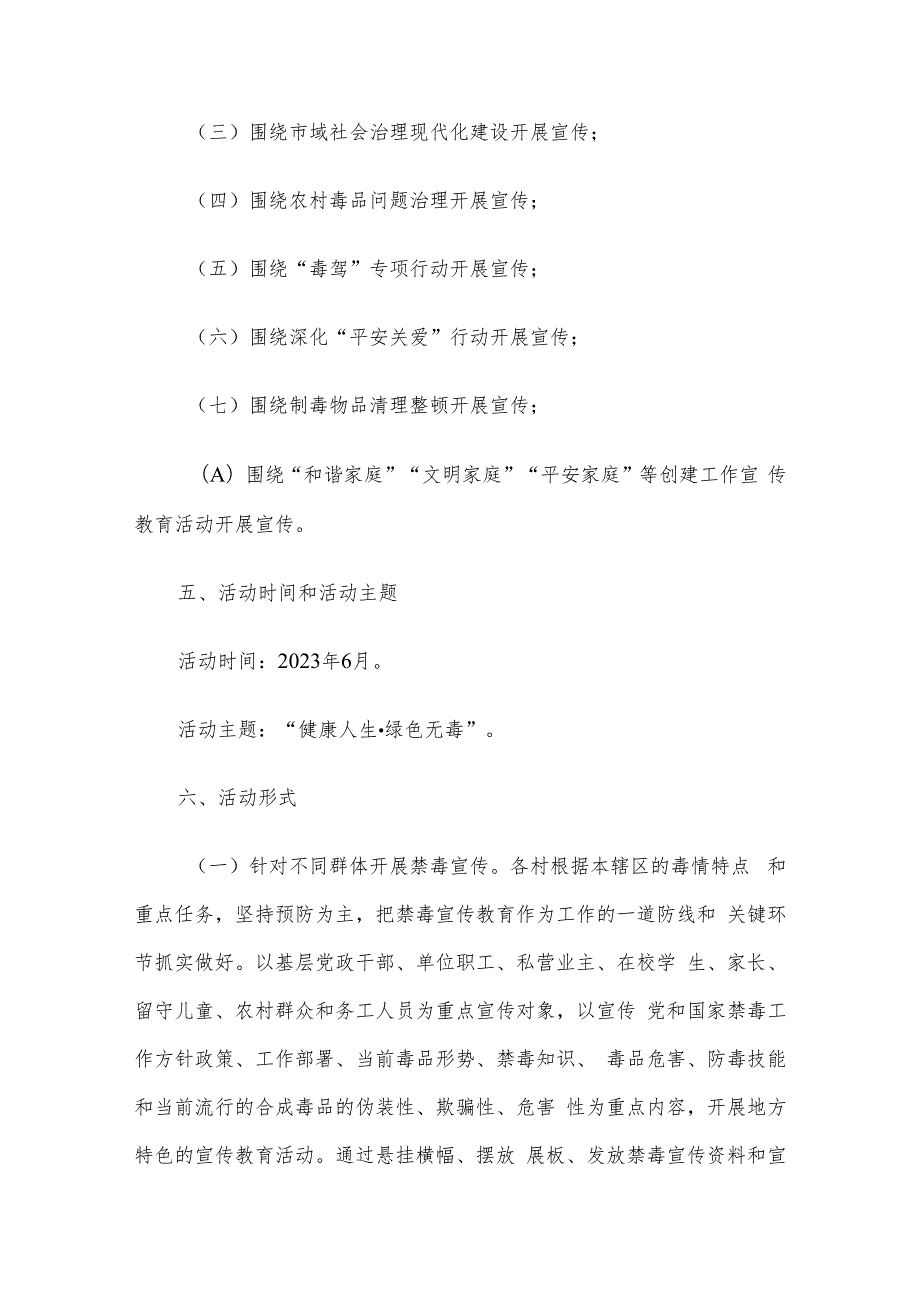 乡2023年“6.26”禁毒宣传月活动方案.docx_第3页